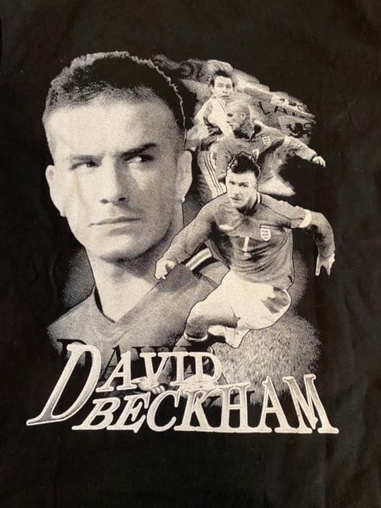デビッドベッカムTシャツ 黒 - メルカリ