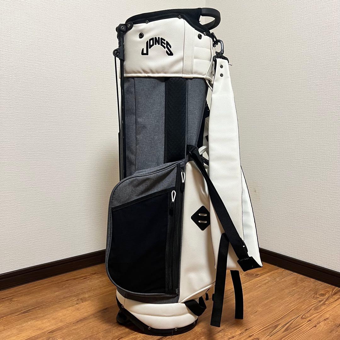 JONES キャディバッグ ホワイト/グレー 楽天市場】ジョーンズ JONES キャディバッグ メンズ ライダー RIDER