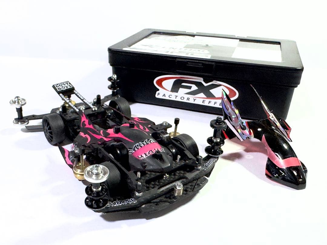 ミニ四駆　完成品fmaシャーシ　サンダーショット