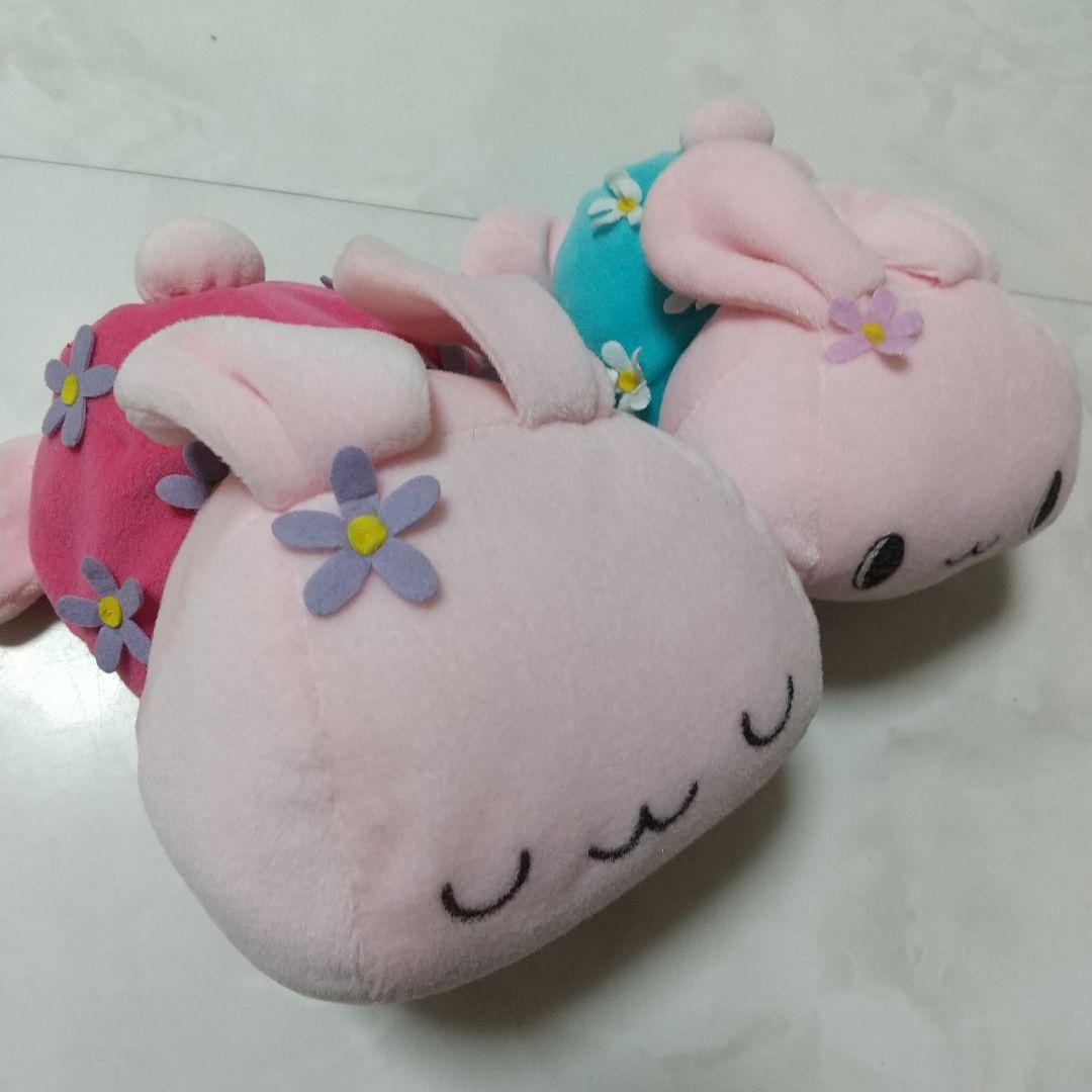 シナダ　うさぎ　ぬいぐるみ　花