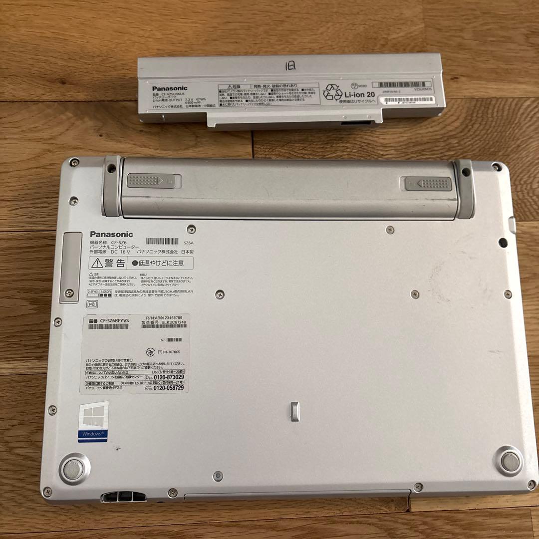 ジャンク Panasonic Lets note CF-SZ6RFYVS - メルカリ
