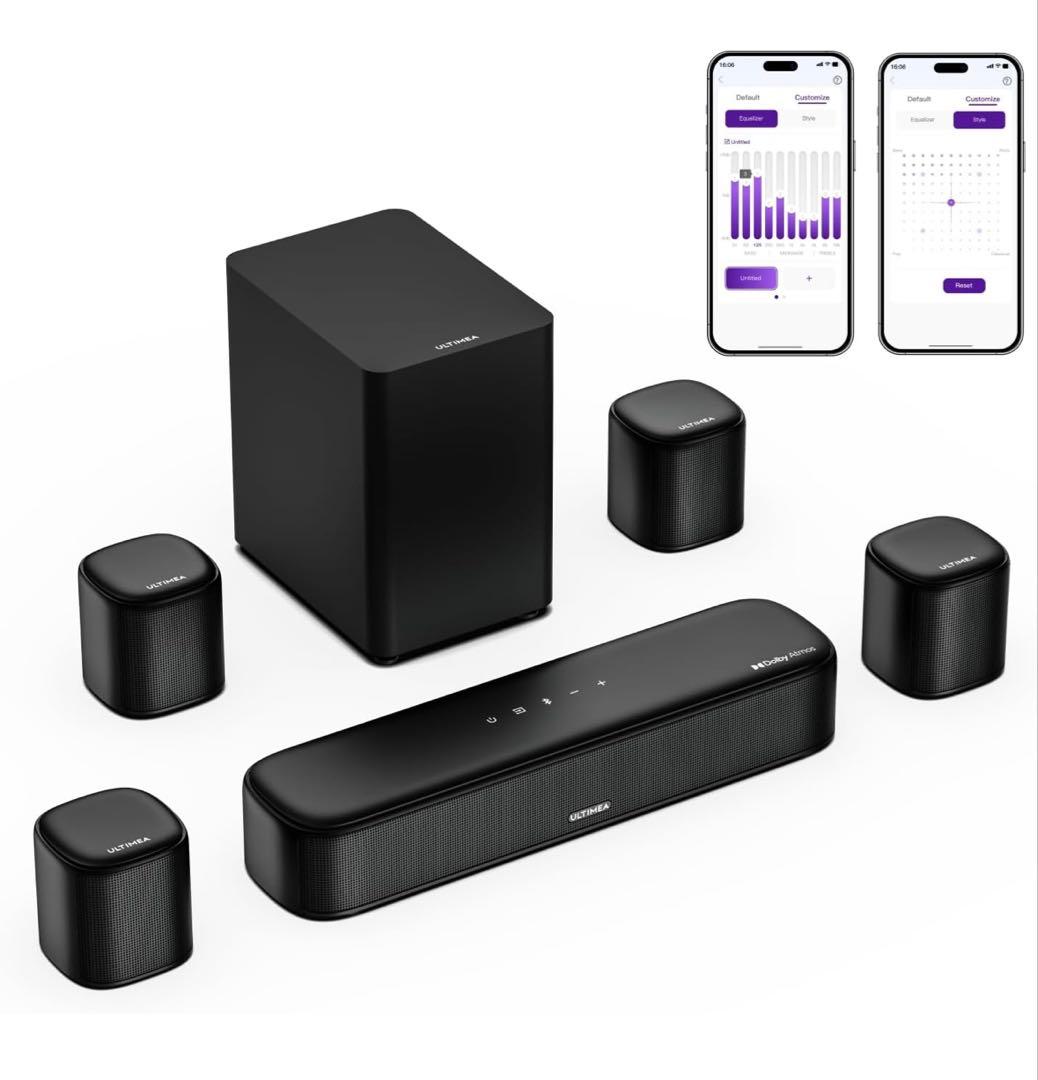 ULTIMEA Aura A60 サウンドバー 7.1ch DolbyAtmos