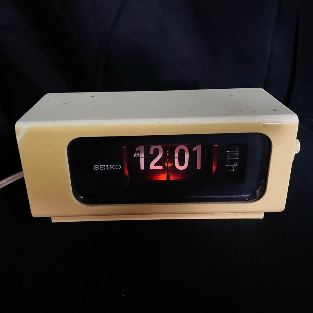 SEIKO DP617 セイコー パタパタ 時計 デジタル クロック 昭和レトロ