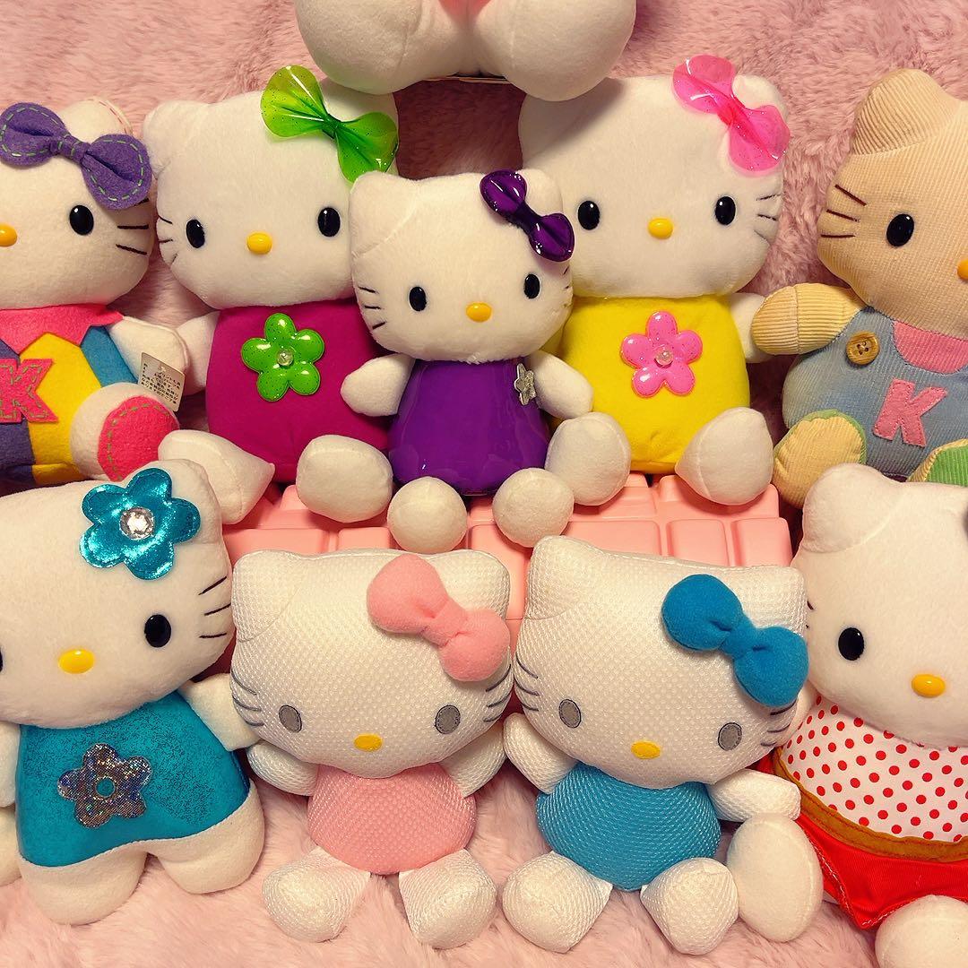 希少レア　ハローキティ　ぬいぐるみ　まとめ売り　平成レトロ　サンリオ