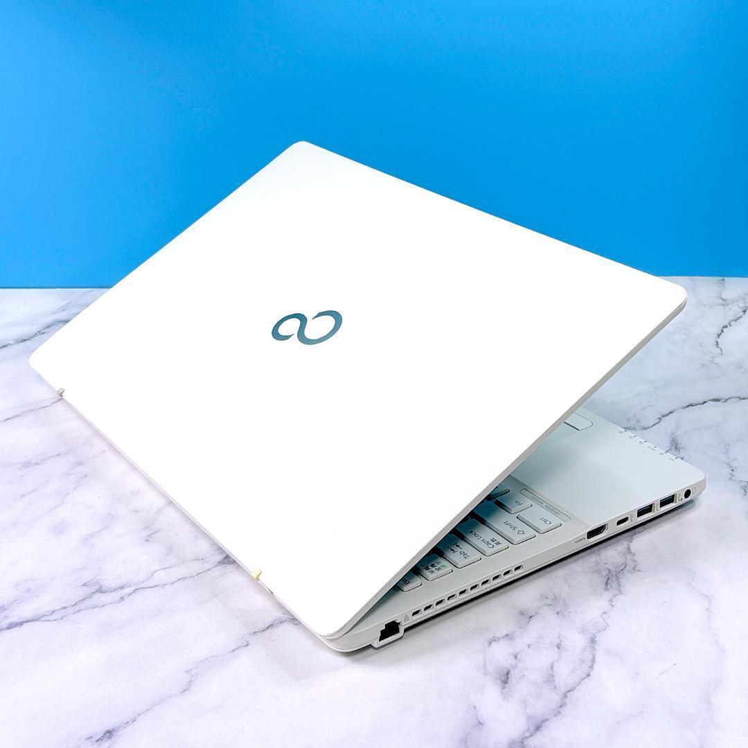 美品☆Corei7・8GB・SSD・MSOffice付 ホワイト ノートパソコン - メルカリ