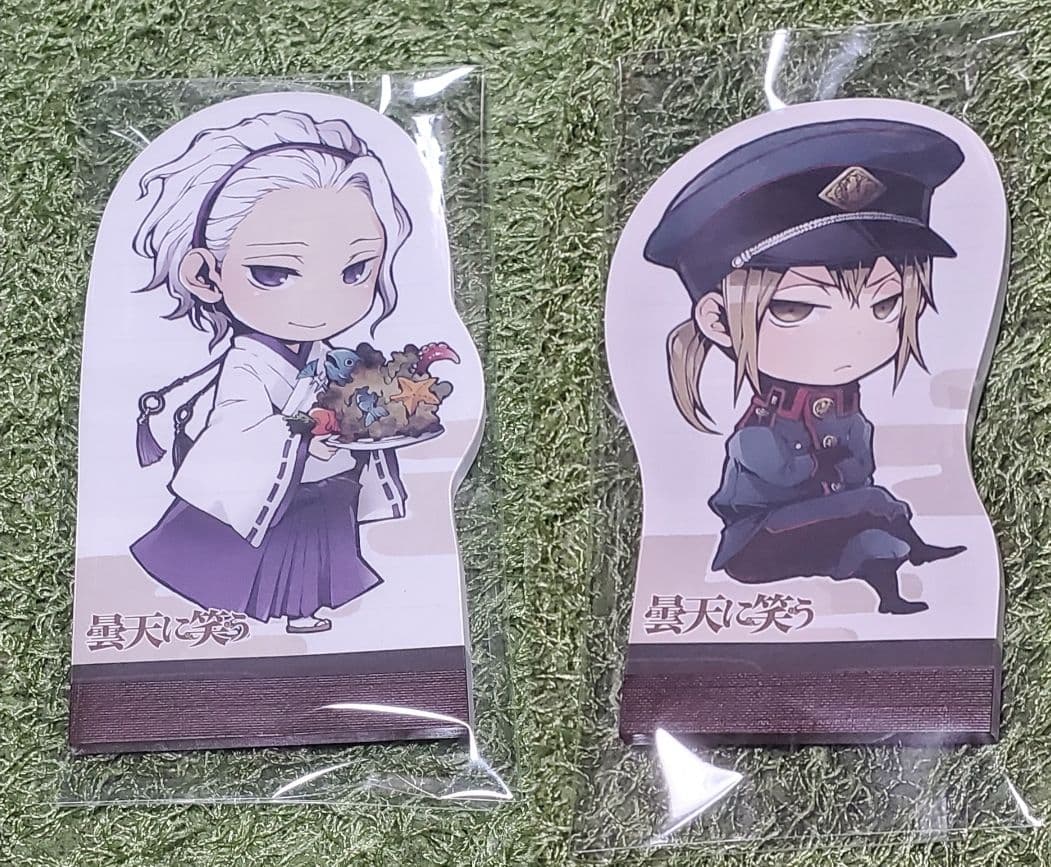 曇天に笑う　煉獄に笑う　泡沫に笑う　イラストカード　ブロマイド　ポストカード