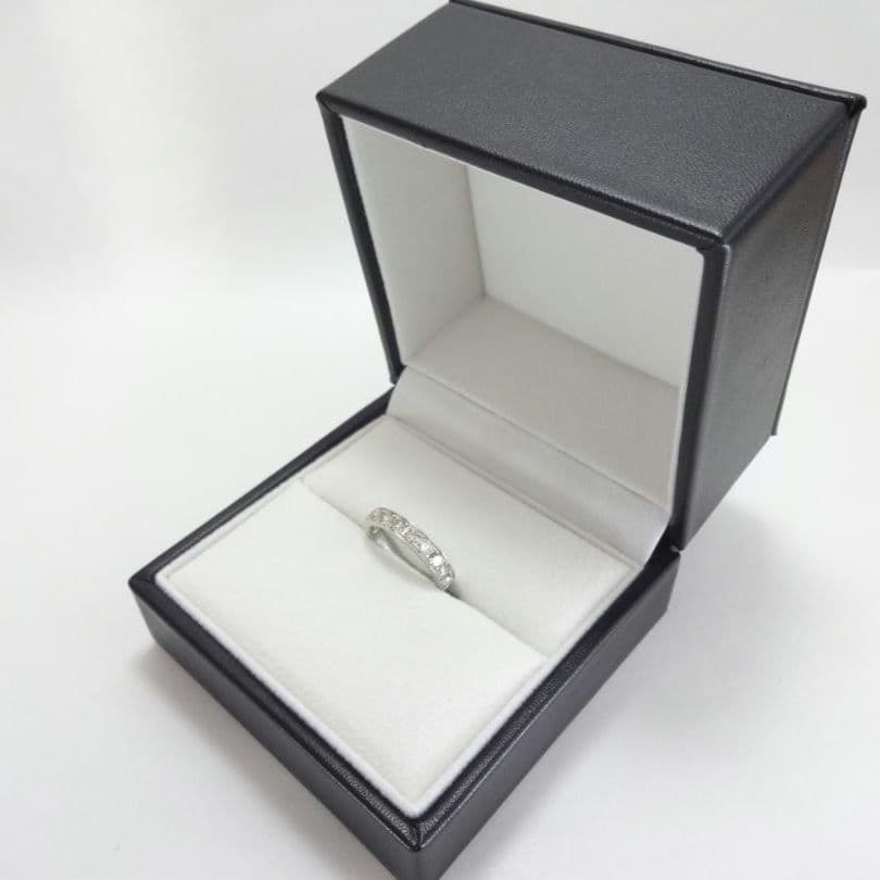 【澤田様】1.00ct　ダイヤモンド　ストレート　ハーフエタニティリングプラチナ