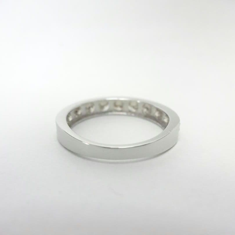 【澤田様】1.00ct　ダイヤモンド　ストレート　ハーフエタニティリングプラチナ