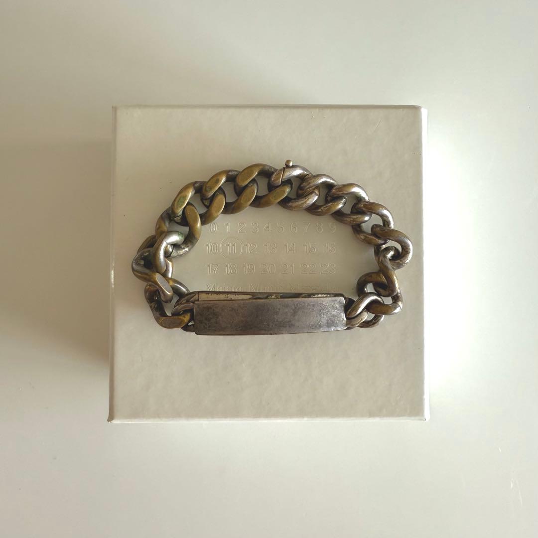 【送料無料】Maison Margiela11 チェーンIDブレスレット Maison Margiela 11 (メゾンマルジェラ11) ID BRACELET チェーン