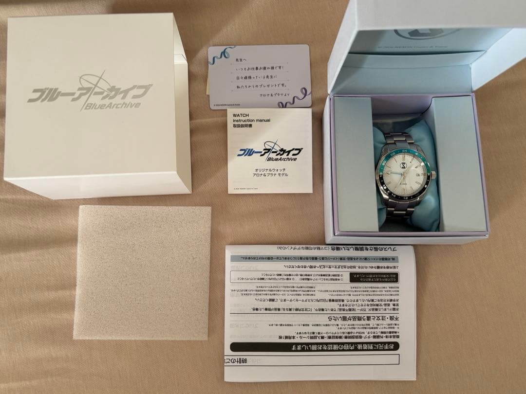 ブルーアーカイブ オリジナルウォッチ アロナ＆プラナ モデル 腕時計