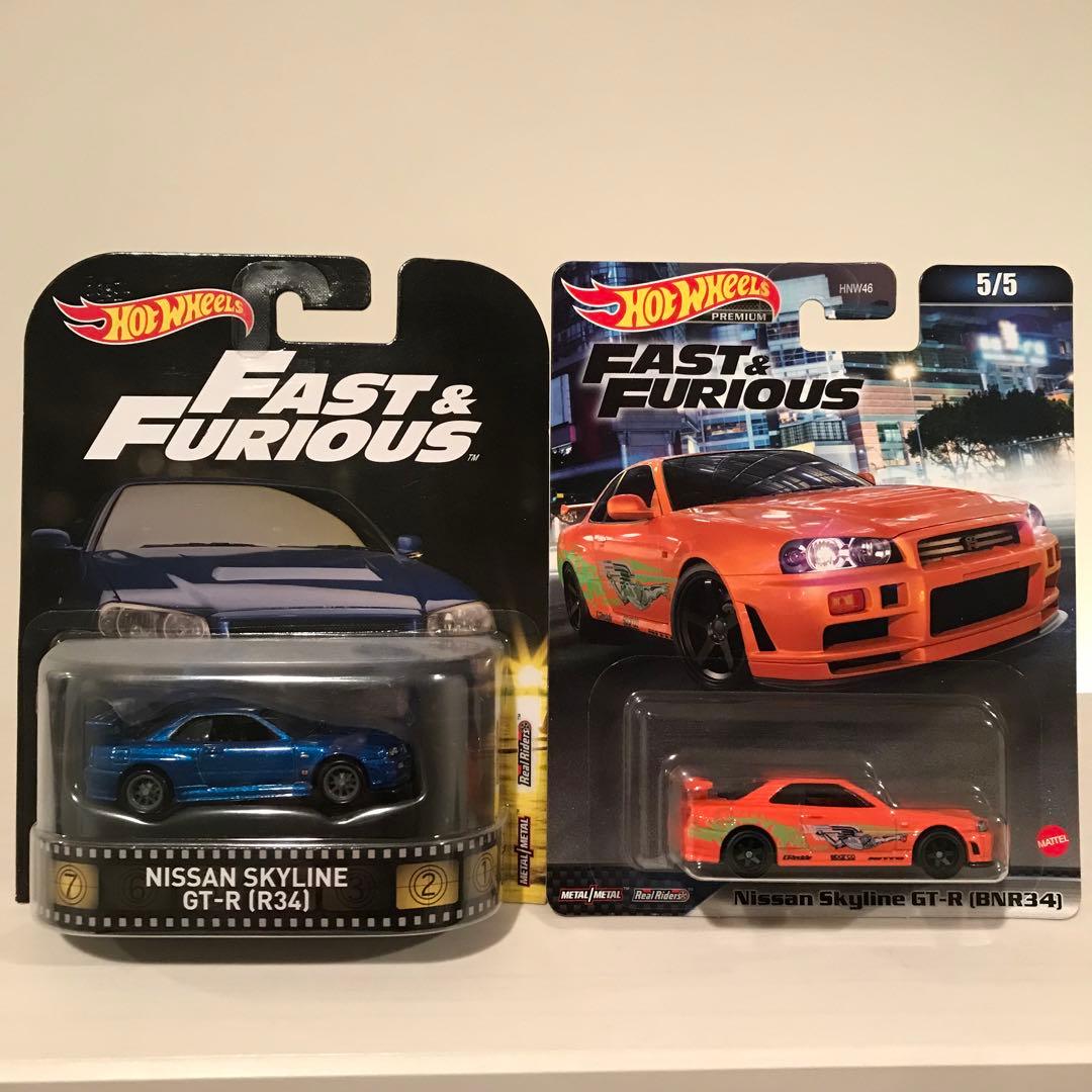 ニッサン スカイライン GT-R R34 ホットウィール セット - メルカリ