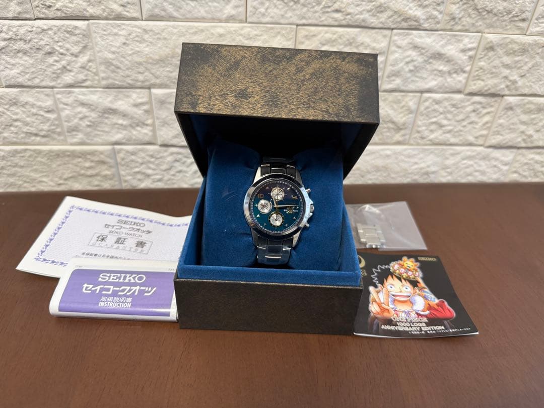 未使用 5000本限定 SEIKO ONE PIECE 1000話記念クオーツ - メルカリ