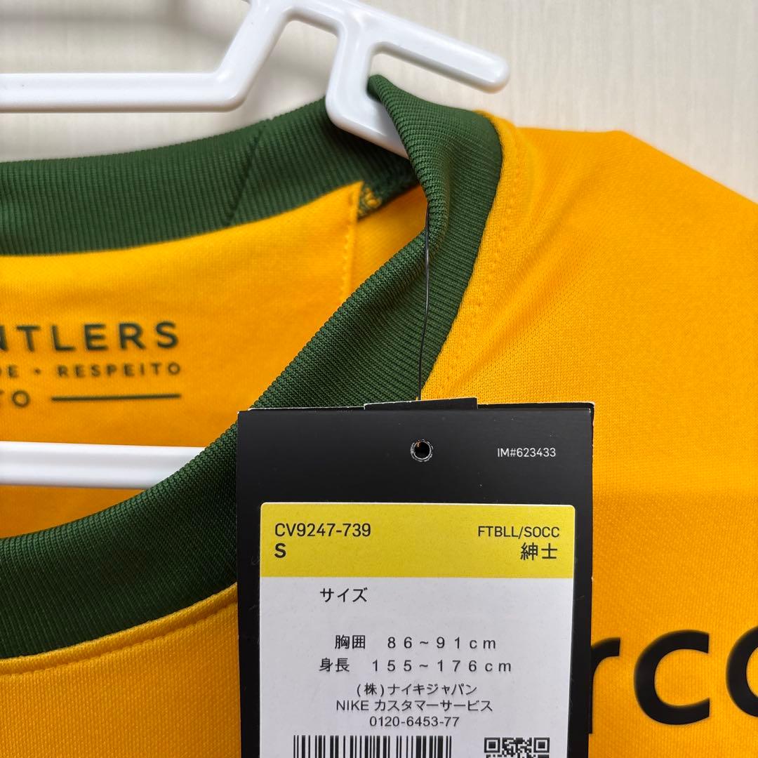 売り切り！ジーコサイン入り 鹿島アントラーズ ユニフォーム 3rd S