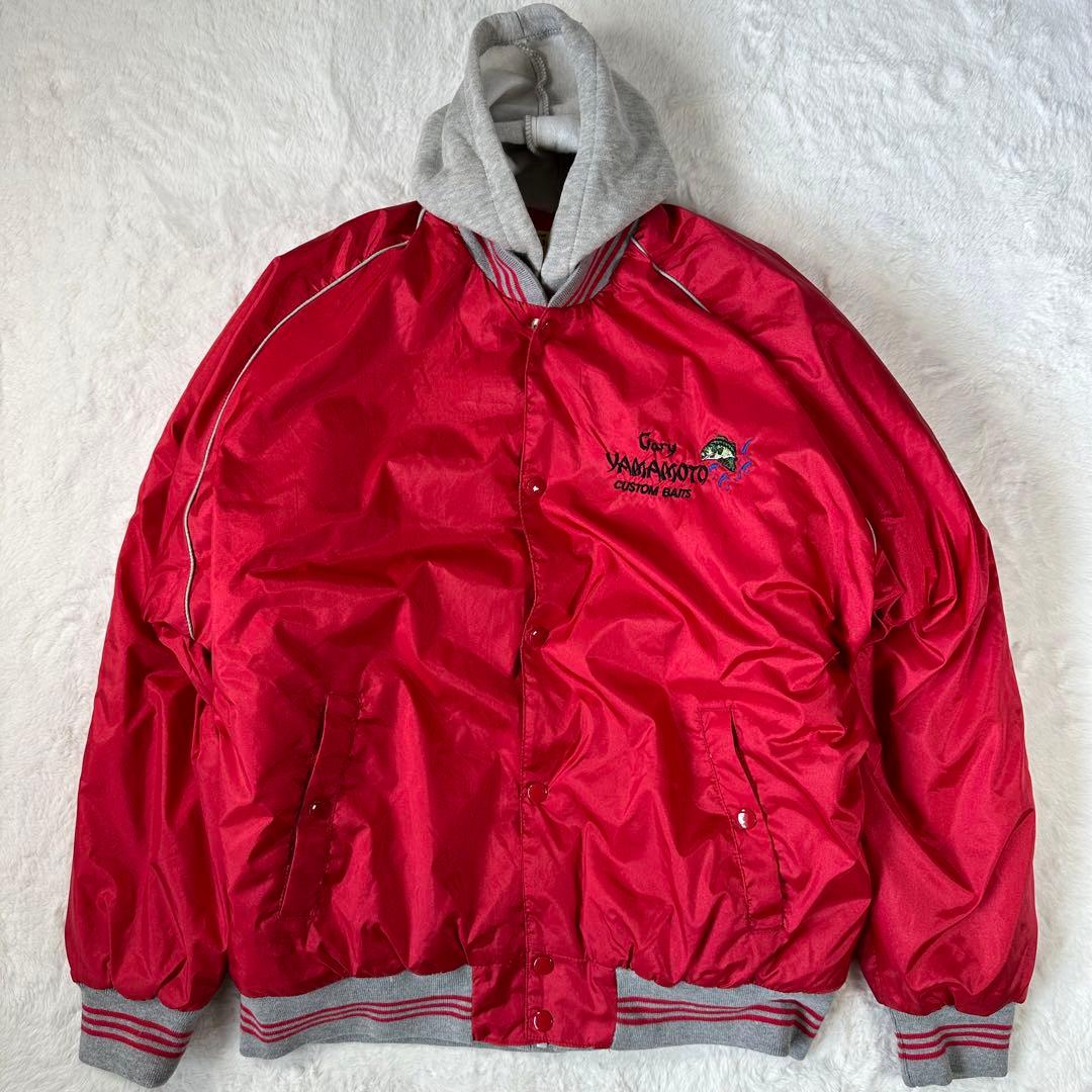 ゲーリーヤマモト M 刺繍 ジャケット パーカー バスフィッシング