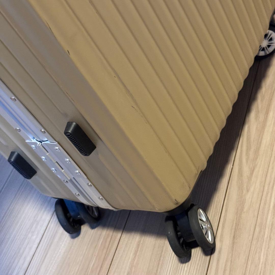 VARNIC ゴールド キャリーケース Mサイズ (73L) スーツケース - メルカリ