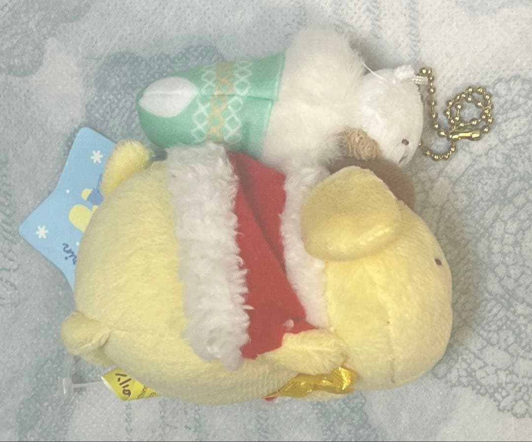 大特価‼️【新品・タグ付】ポムポムプリン　寝そべり靴下　マスコット　クリスマス