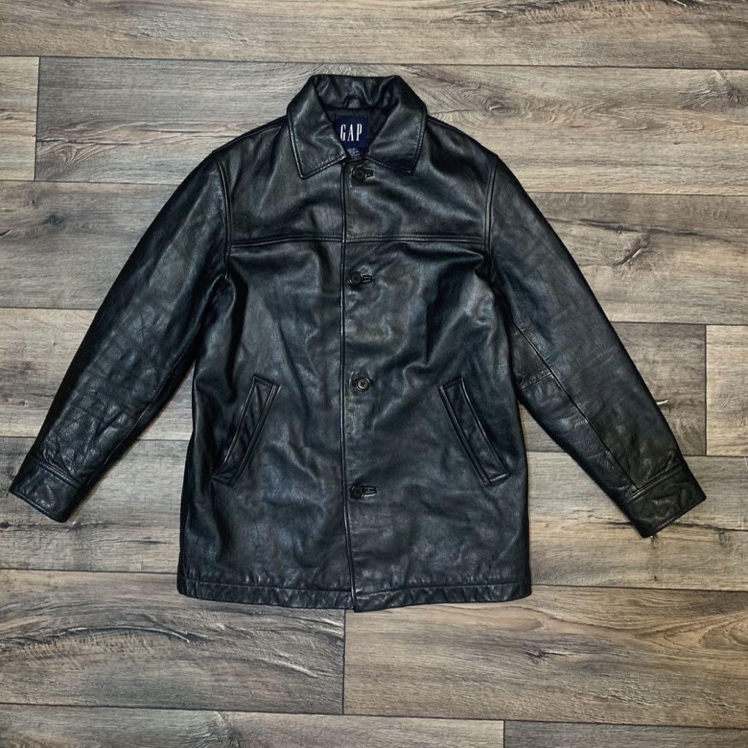 90s】Old gap Leather Car Coat 野村訓一着用 - メルカリ