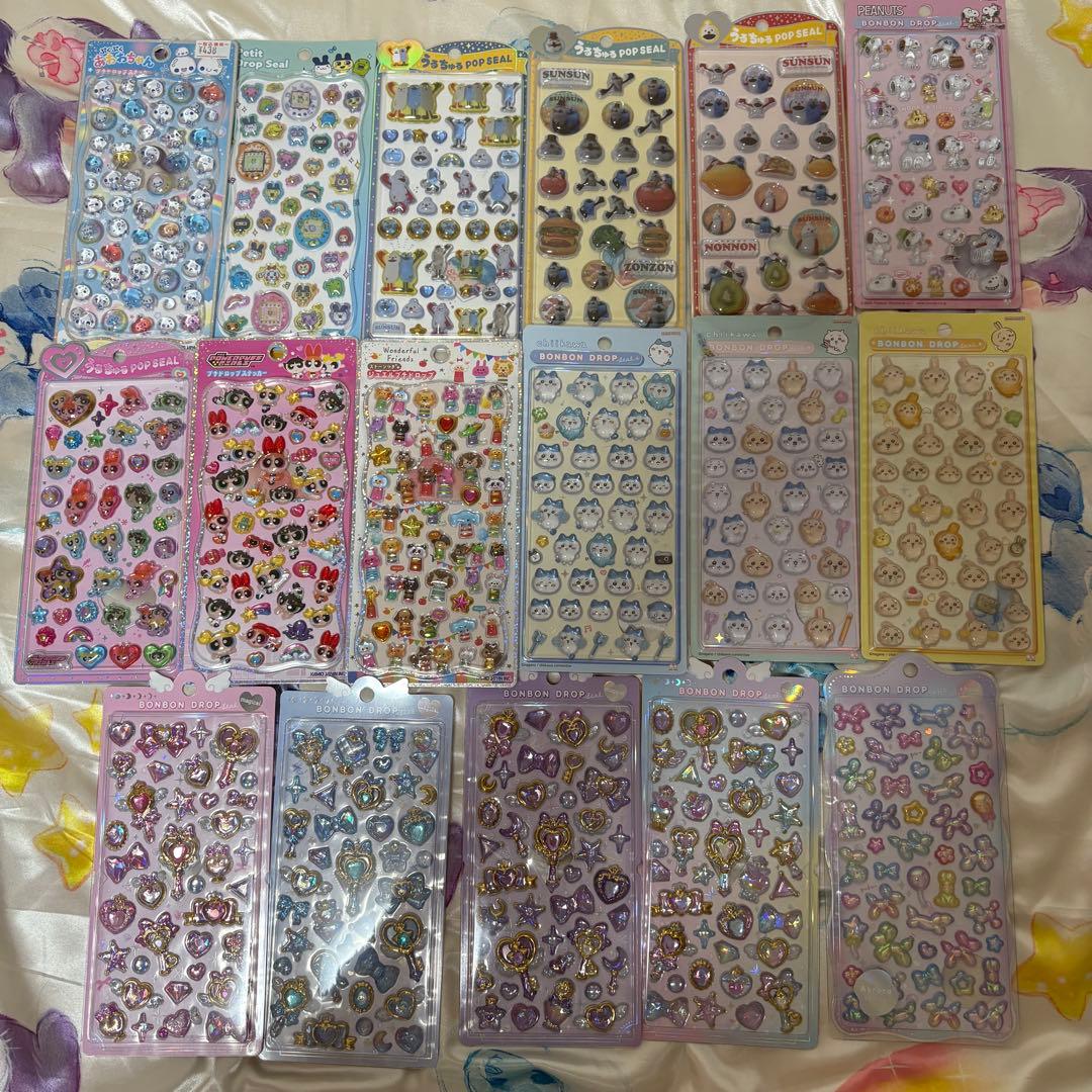 ボンボンドロップシール シール 101点 セット