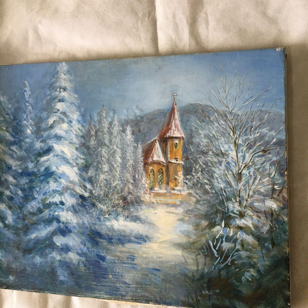 油絵手描き作品