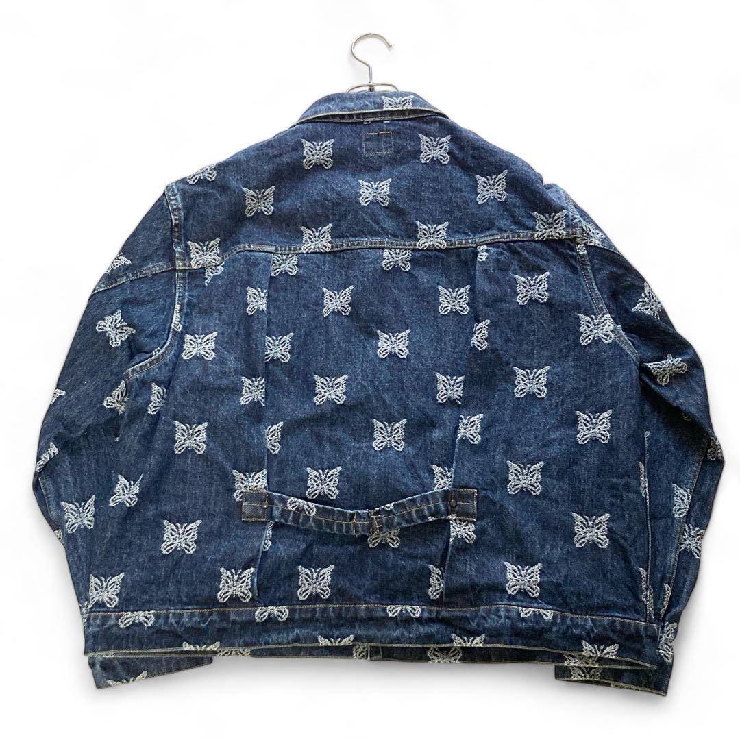 極美品】ニードルス パピヨン 蝶々 デニムジャケット サイズL - メルカリ