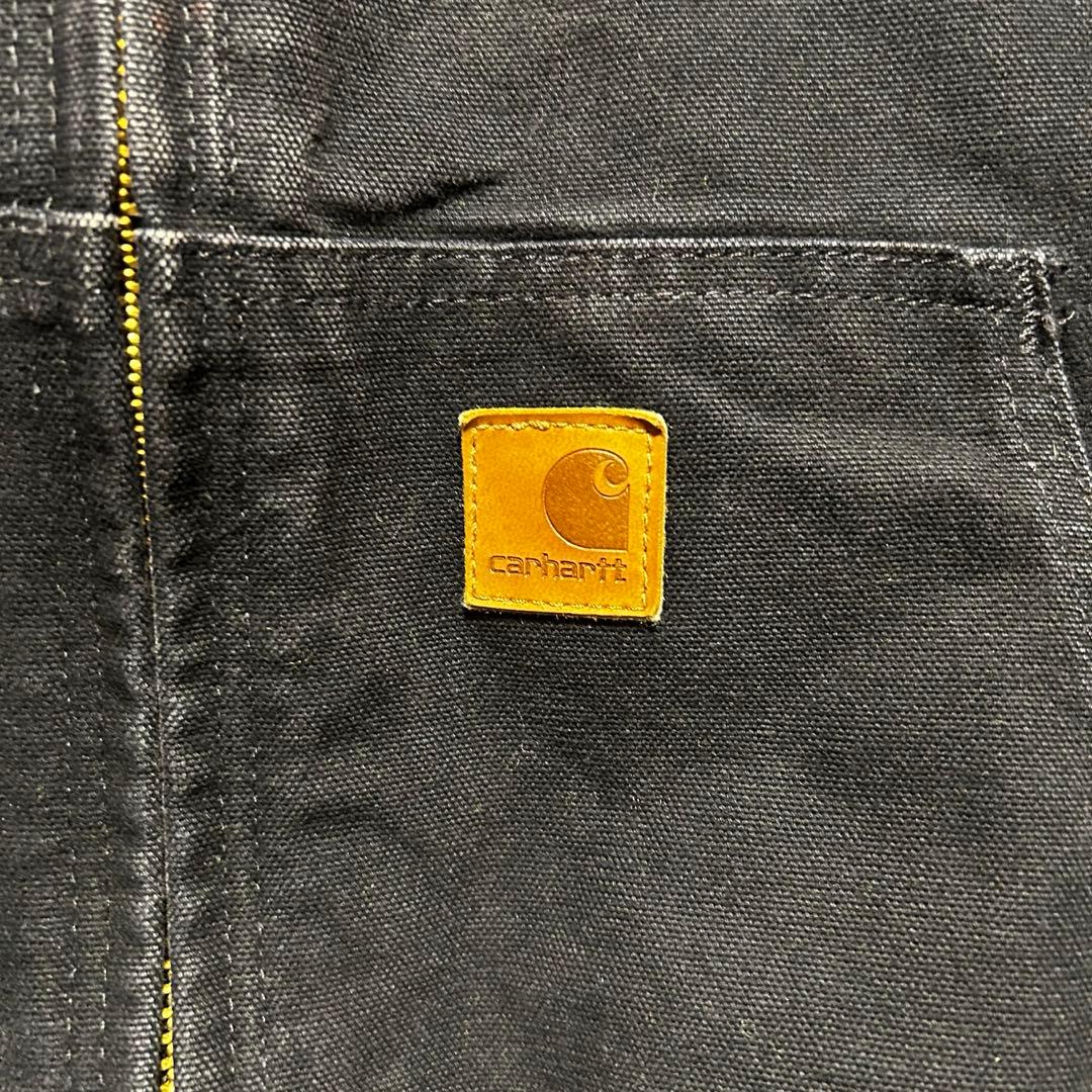 星条旗刺繍 カーハート アクティブジャケット 企業ロゴ トリコロール