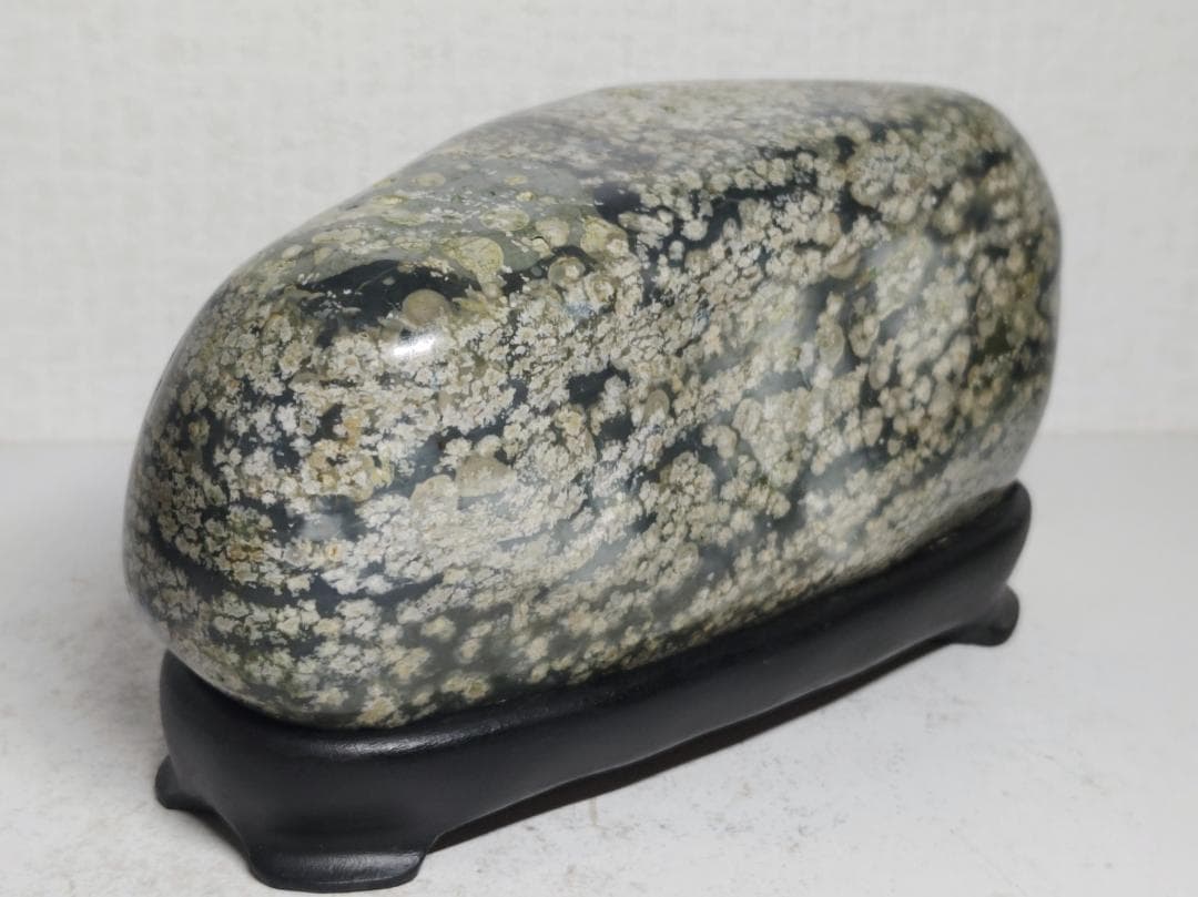 花紋石 1.8kg 錦石 菊花石 紋石 鑑賞石 原石 自然石 天然石 水石