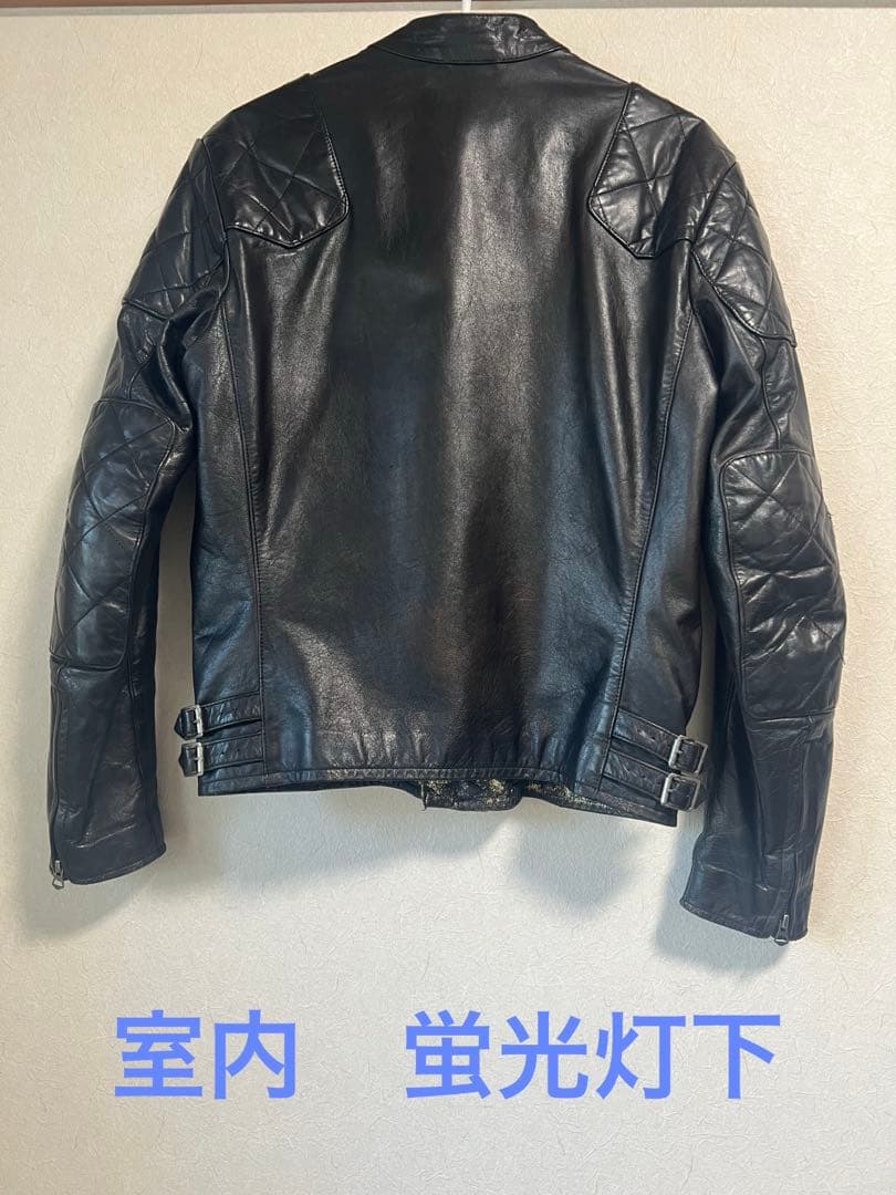 POLO RALPH LAUREN 牛革ライダースジャケット 個人デザイン変更品