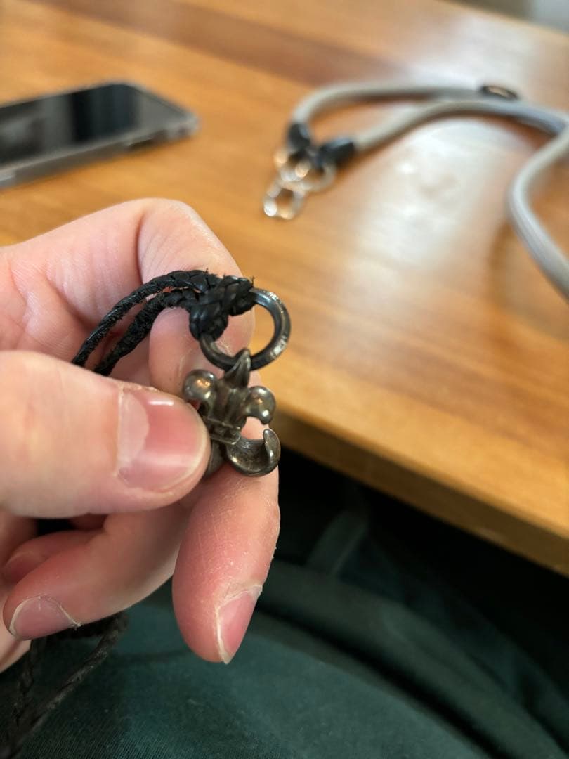 1994 内側刻印 クロムハーツ ユリの紋章 チョーカー - メルカリ