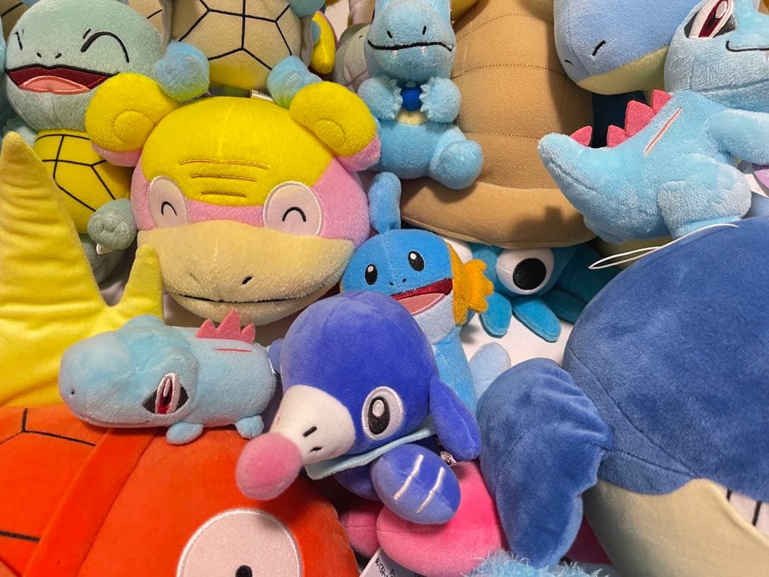 ポケモン　ぬいぐるみ　水タイプまとめ売り