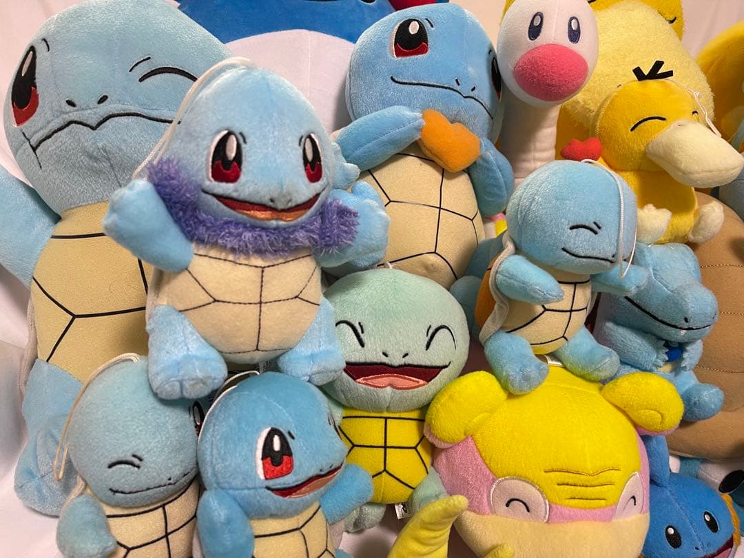 ポケモン　ぬいぐるみ　水タイプまとめ売り