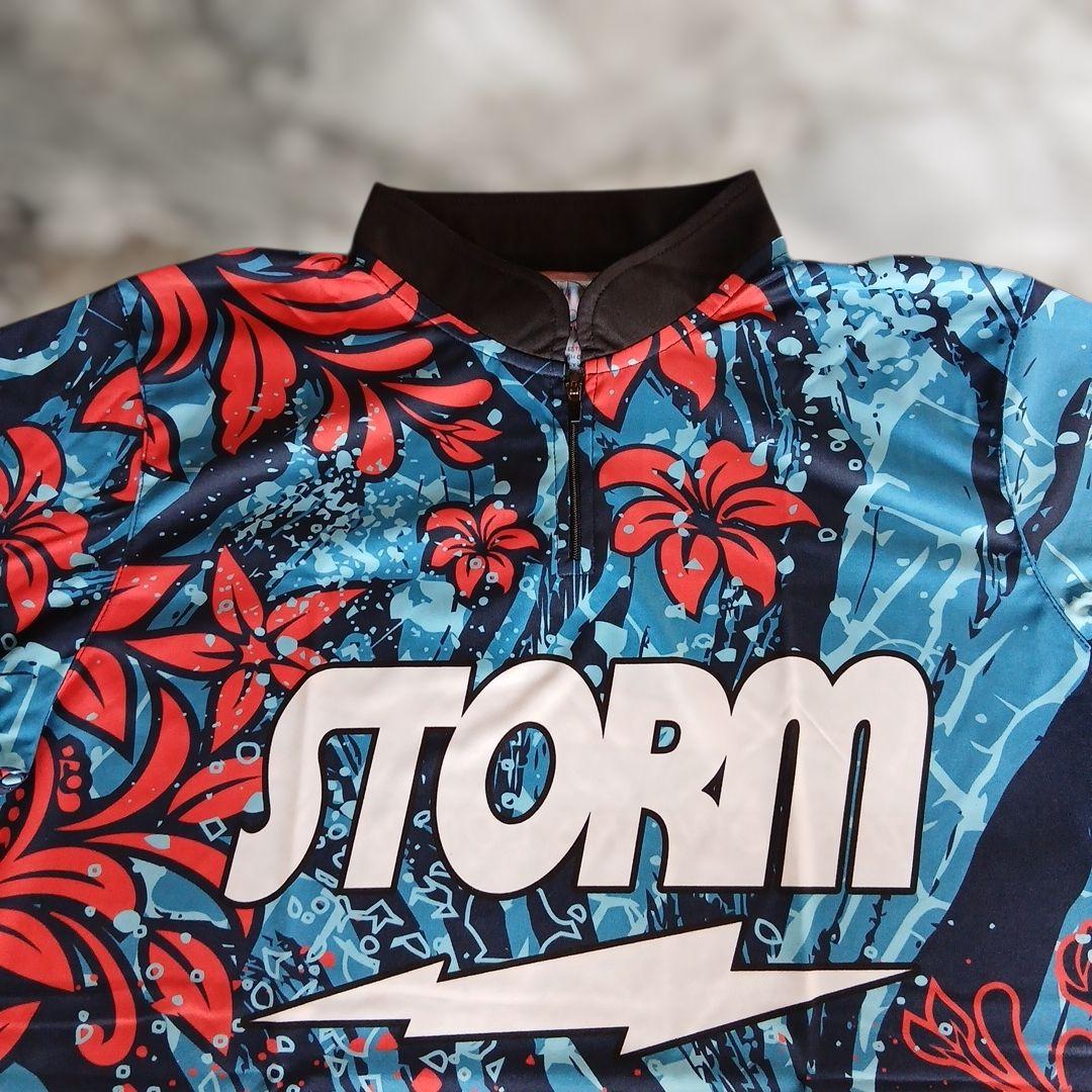 新品✨STORM【日本サイズXL】 ブルー 花柄 大きめ 日本未発売