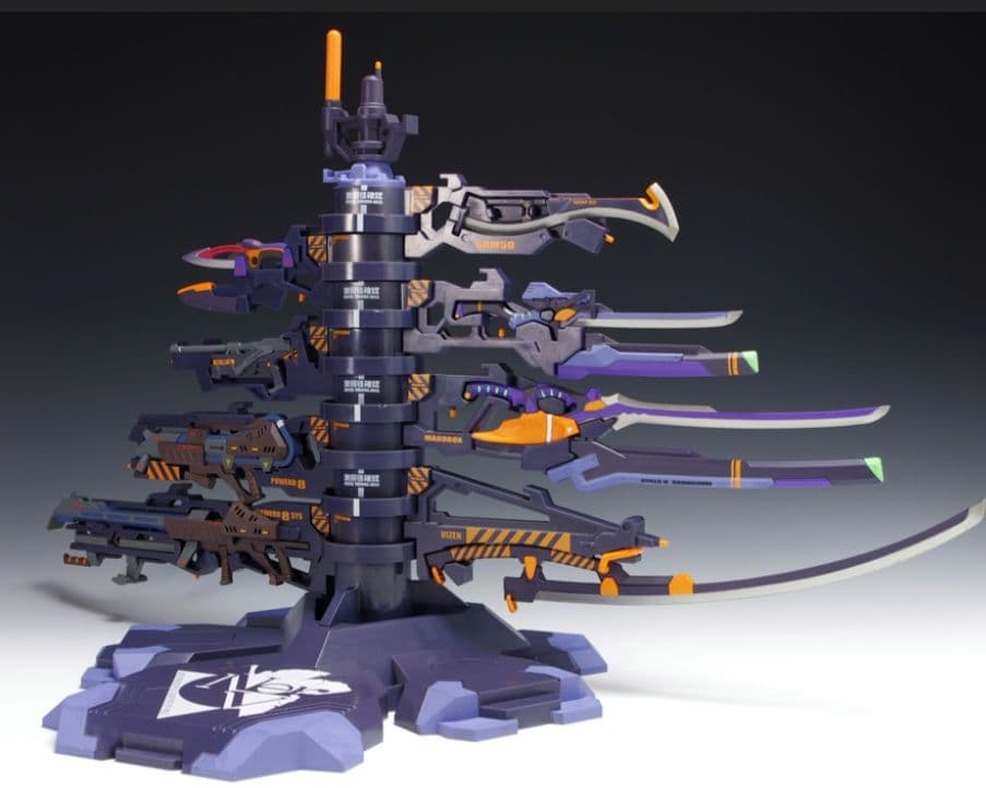 超合金 スーパーエヴァンゲリオン本体・武器ラック アーミングツリー