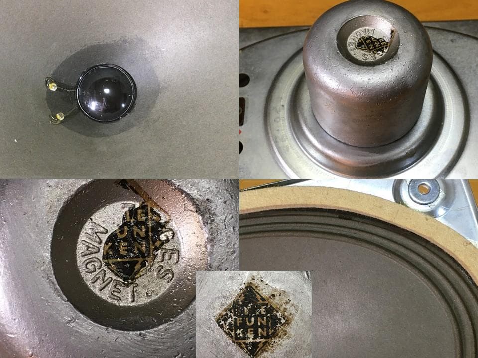 Telefunken 純正18×26㎝究極ユニットシステム伝説のサウンド ペア!