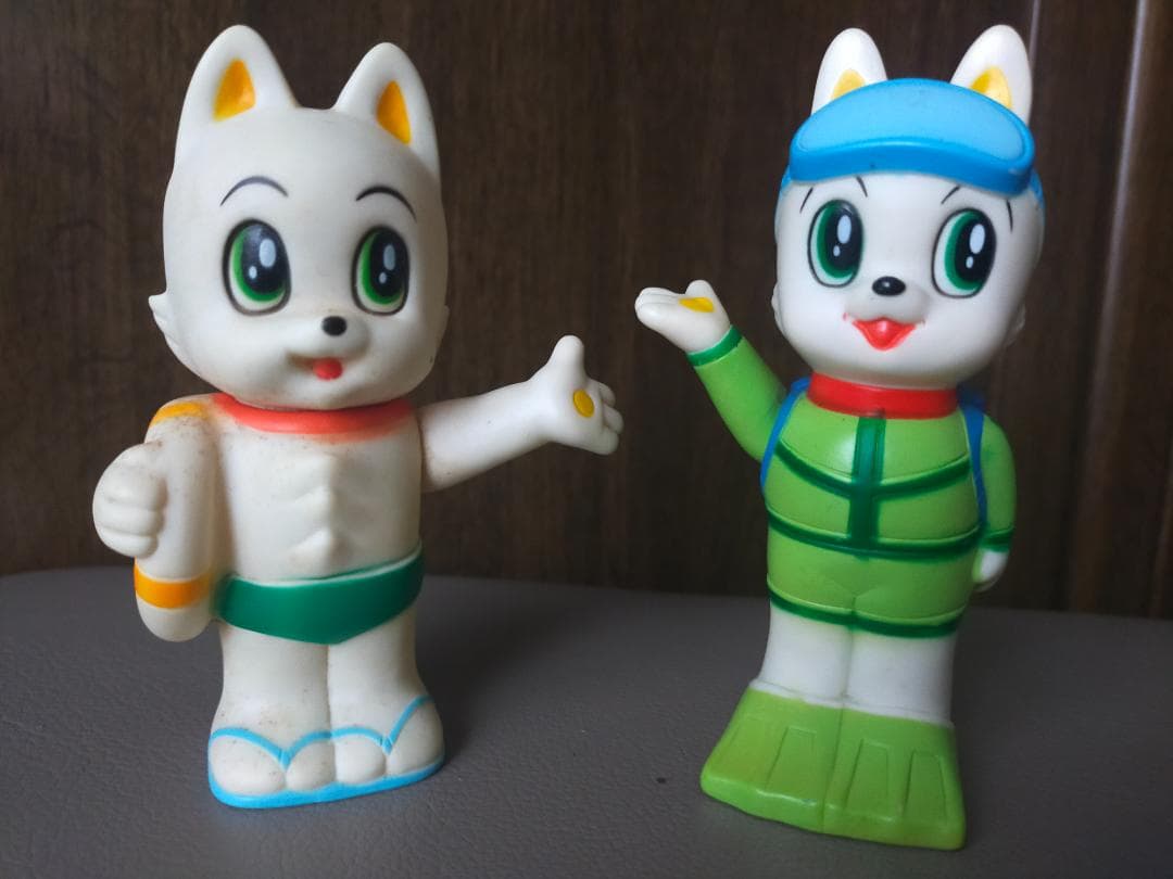 三和銀行　ワンさくん　ソフビ貯金箱　　 ６個　②