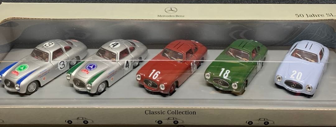 ミニカー 1/43 メルセデスベンツ　SL50周年　10台セット