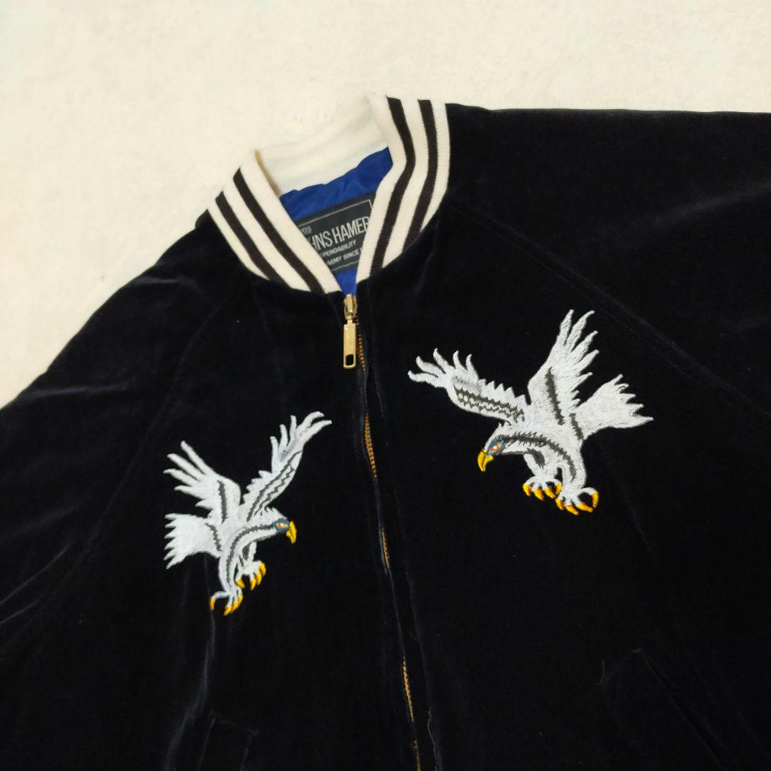 90S 00S 別珍 スカジャン OCTOPUS ARMY 鷲 イーグル刺繍 - メルカリ