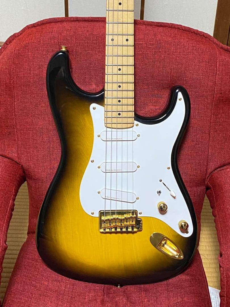 【動作OK】FERNANDES THE FUNCTION ストラトゴールドパーツ