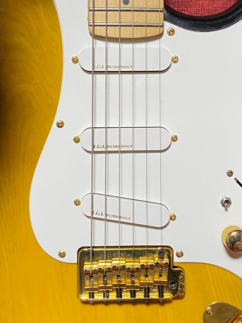 【動作OK】FERNANDES THE FUNCTION ストラトゴールドパーツ