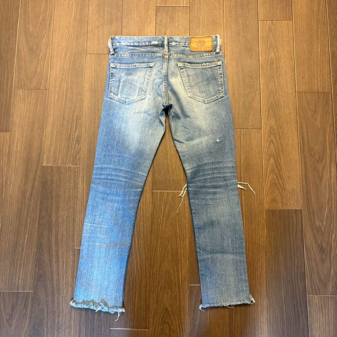 希少XXS】ヒステリックグラマー スタッズ ダメージ加工 デニム