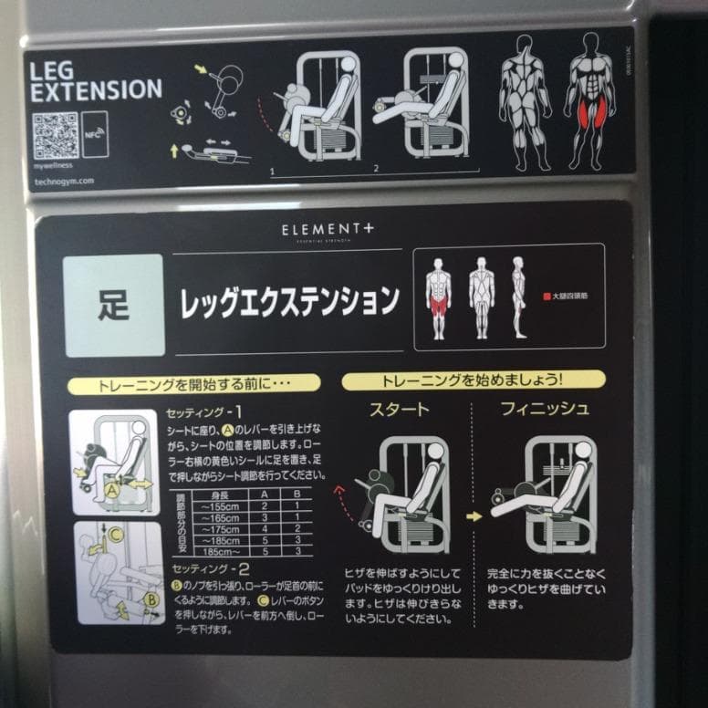 TECHNOGYM レッグエクステンション・カール2台セット（引取り限定