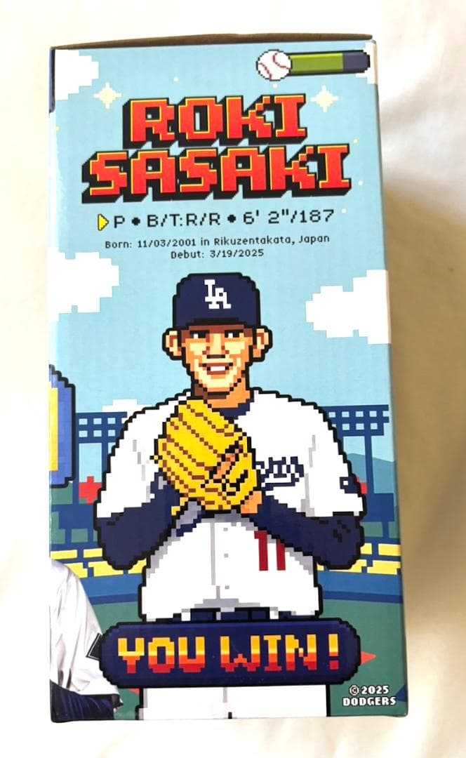 セット☆8/4来場者限定ドジャース 佐々木朗希ボブルヘッド/ボールペン1