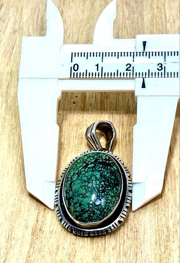 【P.A.Smith】ターコイズ ペンダントトップ ナバホ族 スターリングSV