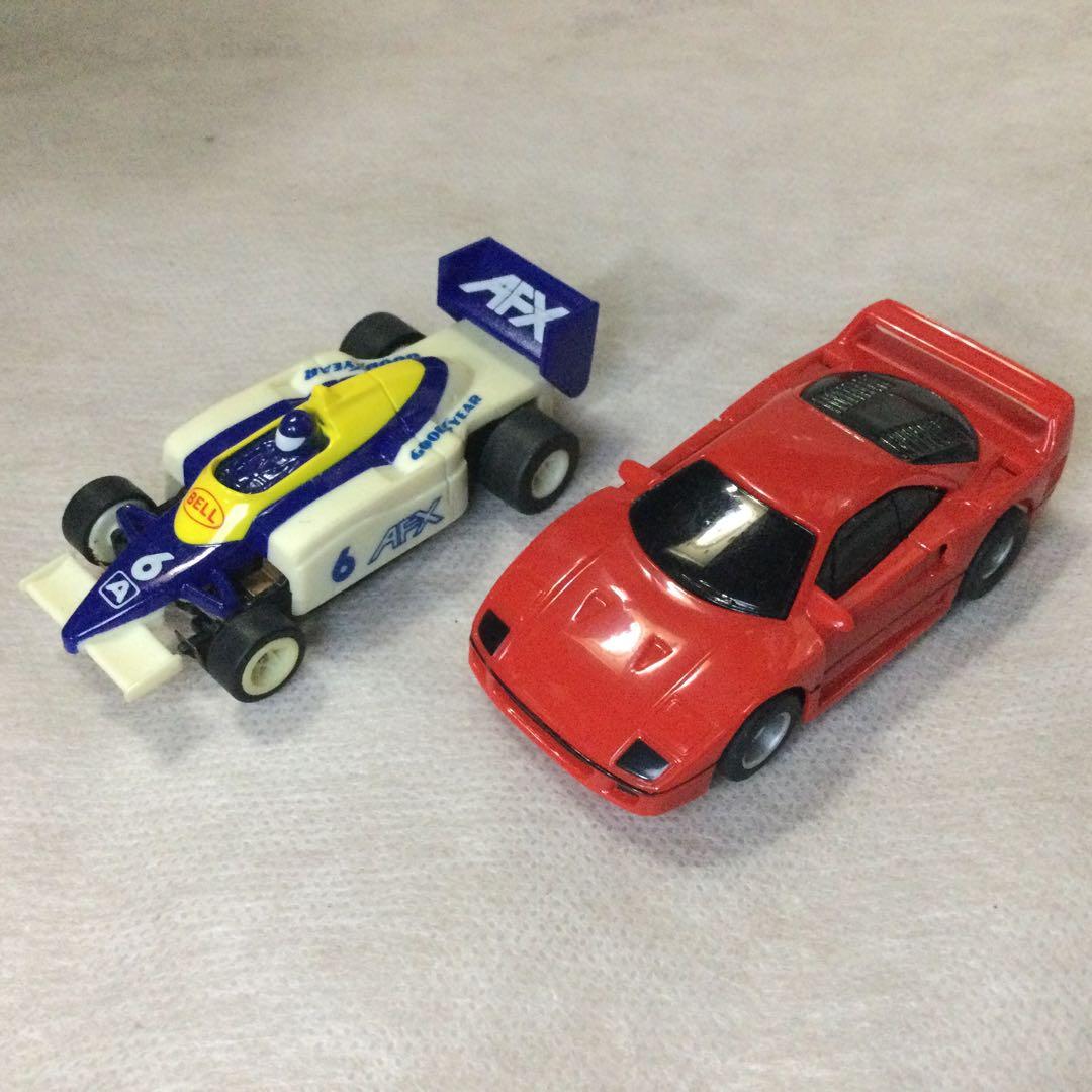 Ferrari F40 & AFX F1 HOスケール スロットレーシングカー