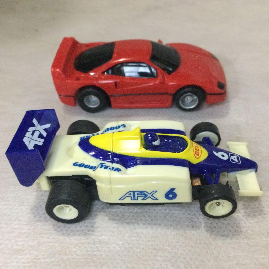 Ferrari F40 & AFX F1 HOスケール スロットレーシングカー