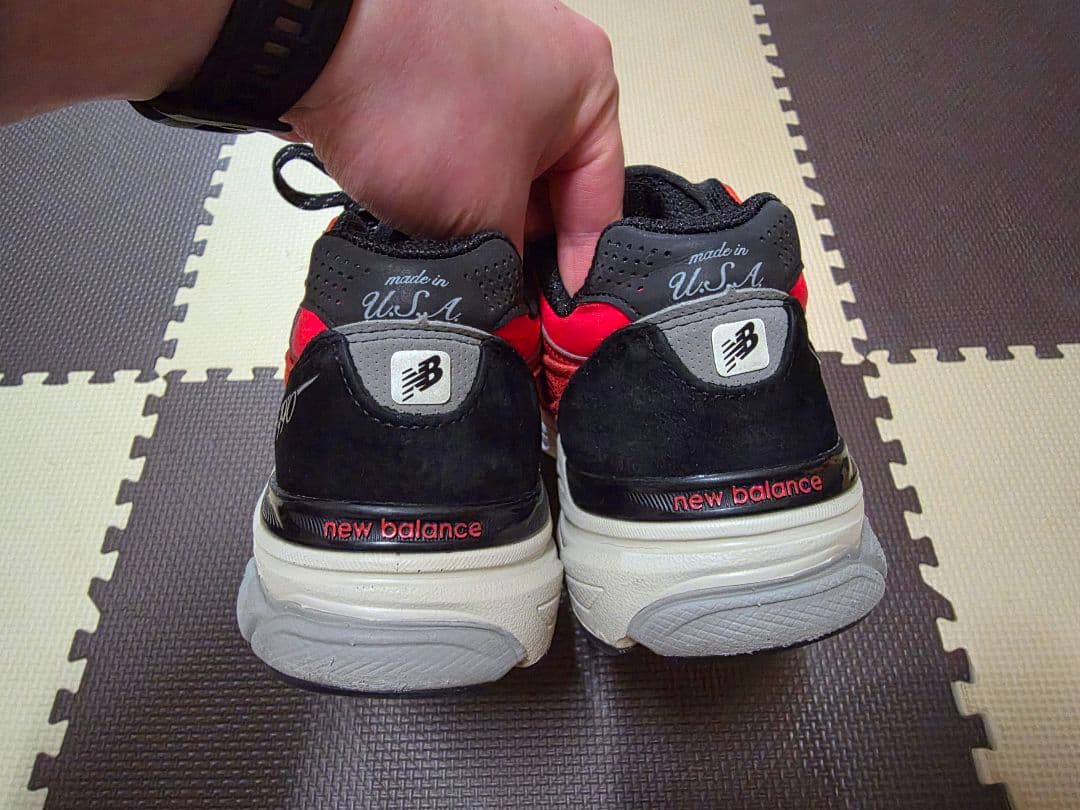 ニューバランス M990PL3 レッド 27.5cm