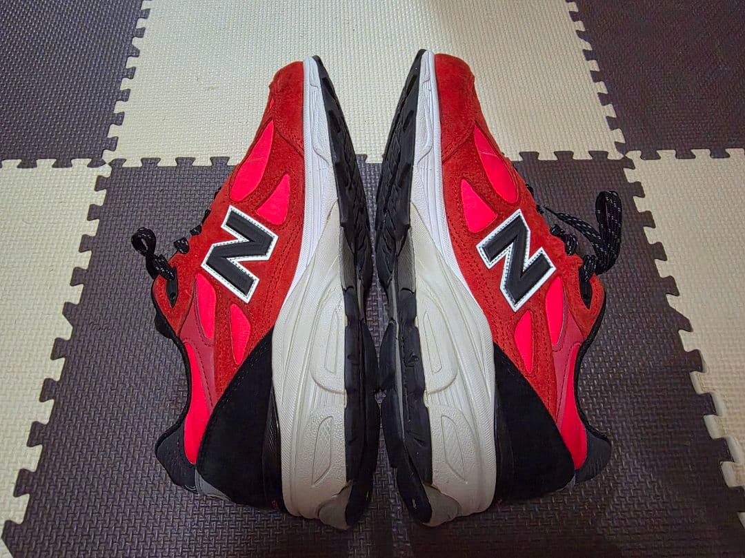ニューバランス M990PL3 レッド 27.5cm