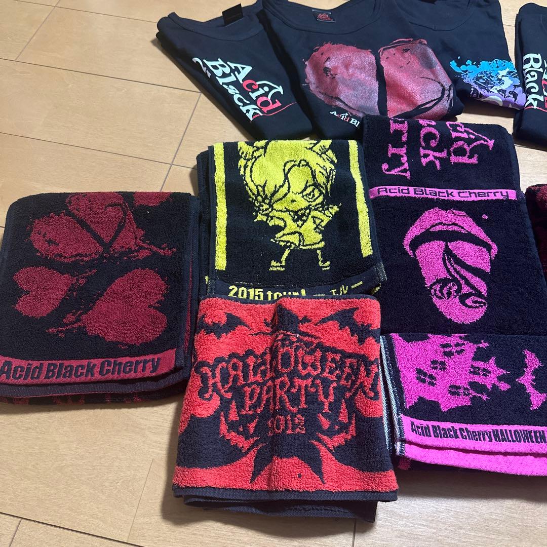 Acid Black CherryメンズМレディース Tシャツ FCタオルセット