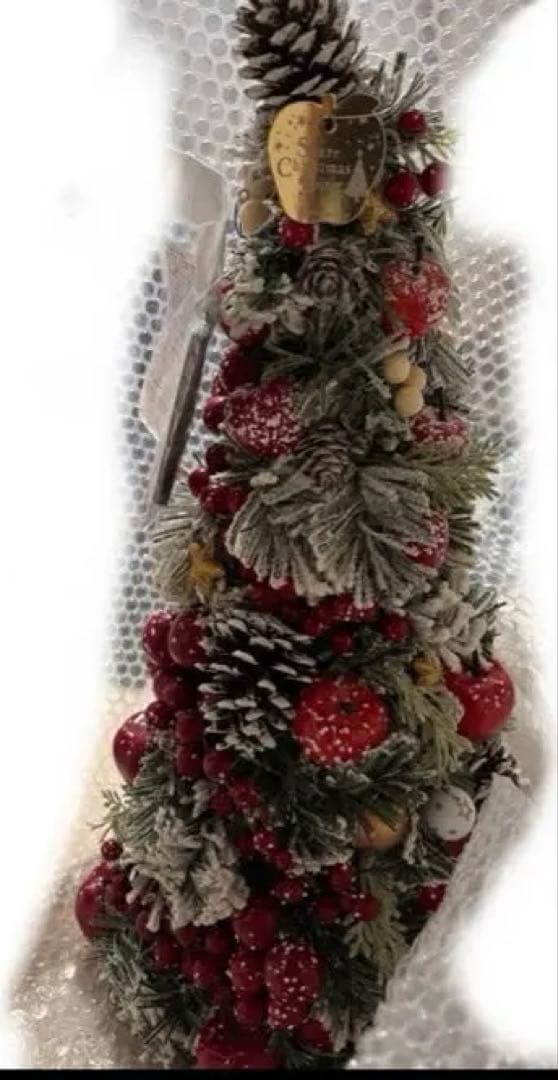 AfternoonTea クリスマスツリー りんご アフタヌーンティー・リビングのクリスマス、りんごと星のツリーや