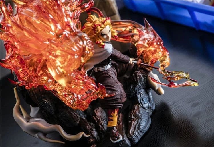 鬼滅の刃 炎柱 煉獄杏寿郎 上弦の参 猗窩座 フィギュア ガレージキット