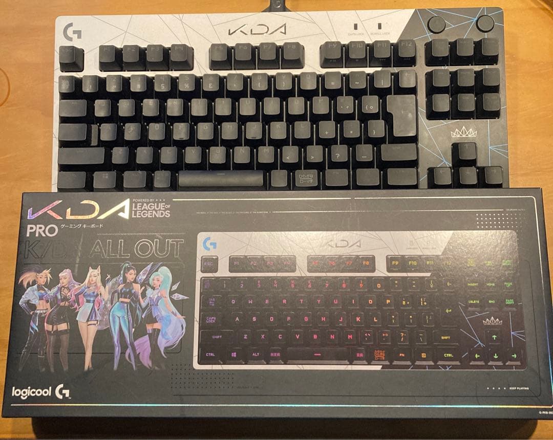 logicool GPRO X K/DA LoLコラボ キーボード - メルカリ